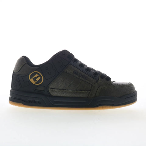 Globe Tilt GBTILT Mens Brown Leather Skate Inspired Sneakers Shoes