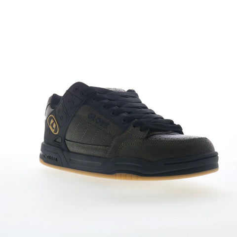 Globe Tilt GBTILT Mens Brown Leather Skate Inspired Sneakers Shoes