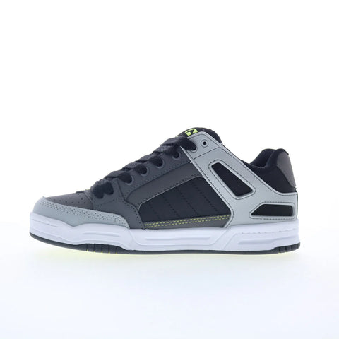 Globe Tilt GBTILT Mens Gray Leather Lace Up Skate Inspired Sneakers Shoes