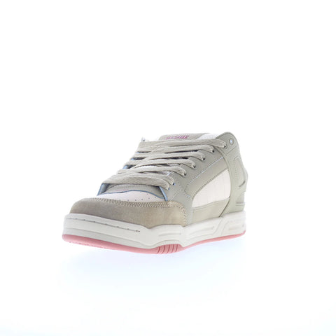 Globe Tilt GBTILT Mens Beige Leather Lace Up Skate Inspired Sneakers Shoes