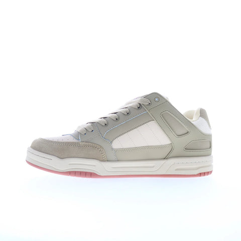 Globe Tilt GBTILT Mens Beige Leather Lace Up Skate Inspired Sneakers Shoes