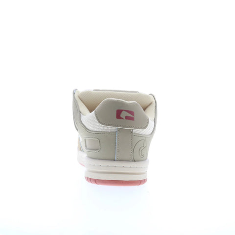 Globe Tilt GBTILT Mens Beige Leather Lace Up Skate Inspired Sneakers Shoes