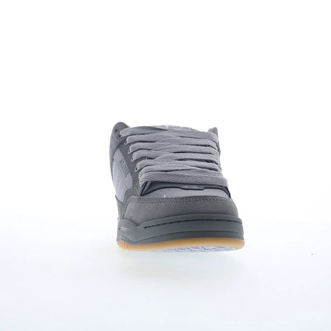 Globe Tilt GBTILT Mens Gray Leather Lace Up Skate Inspired Sneakers Shoes