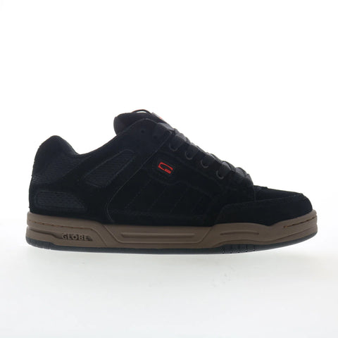 Globe Tilt Prime GBTILTPR Mens Black Suede Skate Inspired Sneakers Shoes