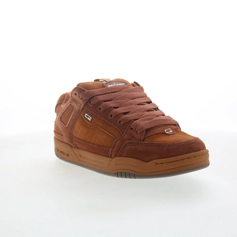Globe Tilt Prime GBTILTPR Mens Brown Suede Skate Inspired Sneakers Shoes