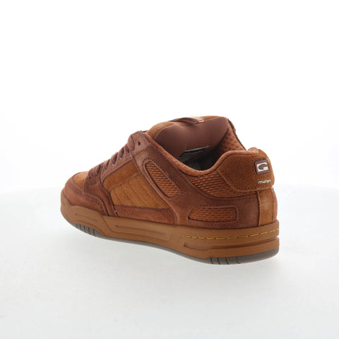 Globe Tilt Prime GBTILTPR Mens Brown Suede Skate Inspired Sneakers Shoes