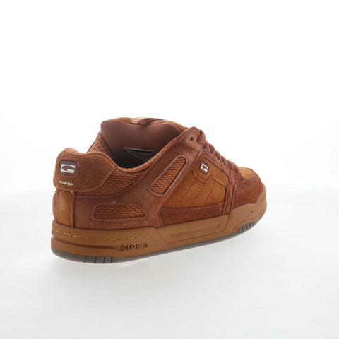 Globe Tilt Prime GBTILTPR Mens Brown Suede Skate Inspired Sneakers Shoes