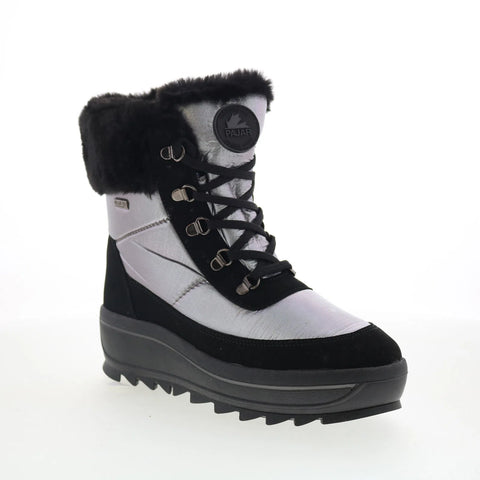Pajar Titania PDPAB00206.01 Womens Silver Synthetic Ankle & Booties Boots