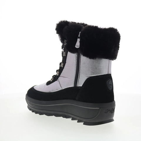 Pajar Titania PDPAB00206.01 Womens Silver Synthetic Ankle & Booties Boots
