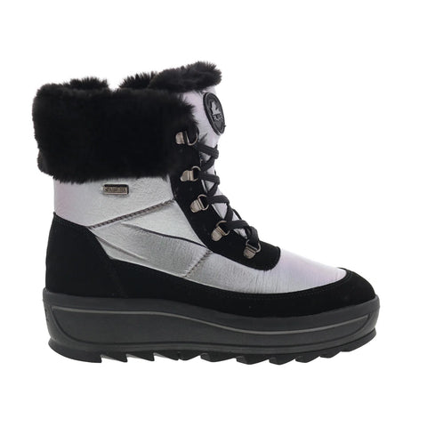 Pajar Titania PDPAB00206.01 Womens Silver Synthetic Ankle & Booties Boots