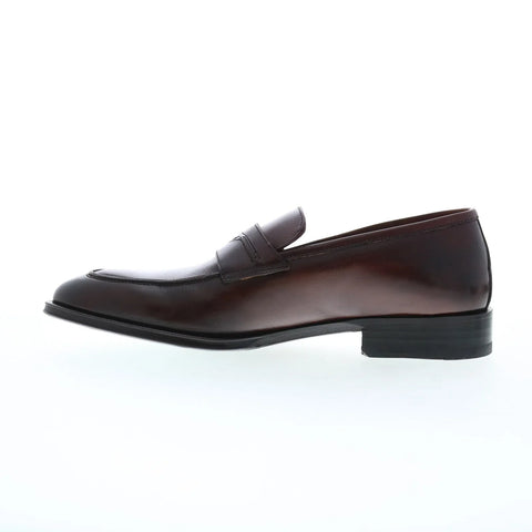 Pastori by Di Bianco Titus Deco Mens Brown Loafers & Slip Ons Penny Shoes