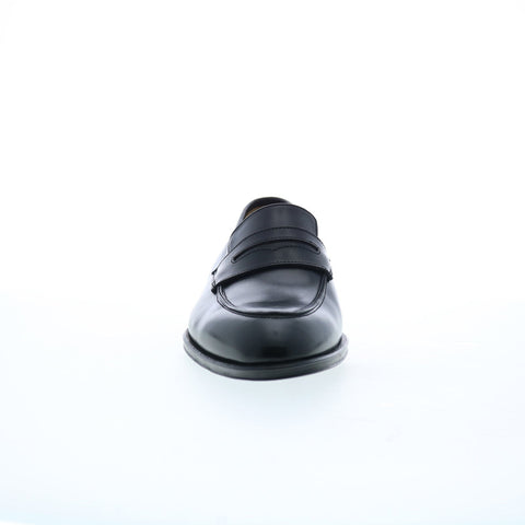 Pastori by Di Bianco Titus Nappa Mens Black Loafers & Slip Ons Penny Shoes
