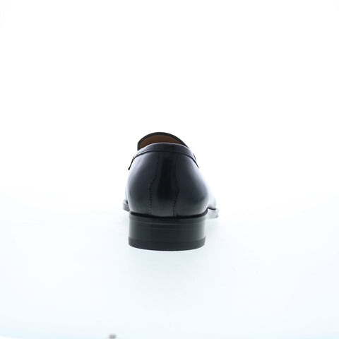 Pastori by Di Bianco Titus Nappa Mens Black Loafers & Slip Ons Penny Shoes