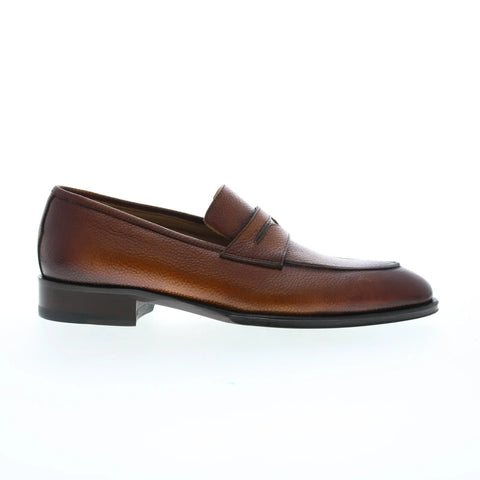 Pastori by Di Bianco Titus Martin Mens Brown Loafers & Slip Ons Penny Shoes