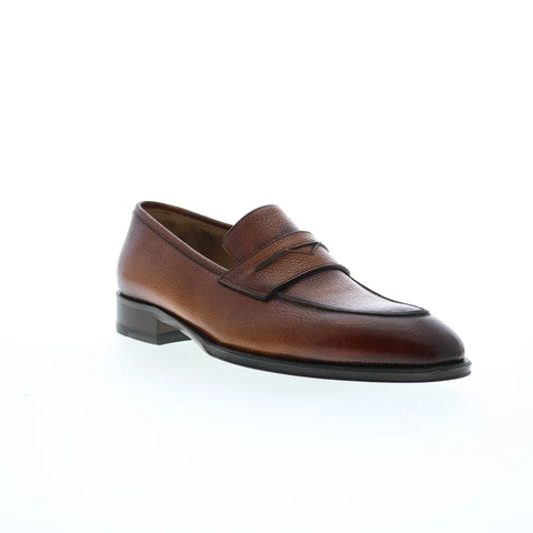 Pastori by Di Bianco Titus Martin Mens Brown Loafers & Slip Ons Penny Shoes