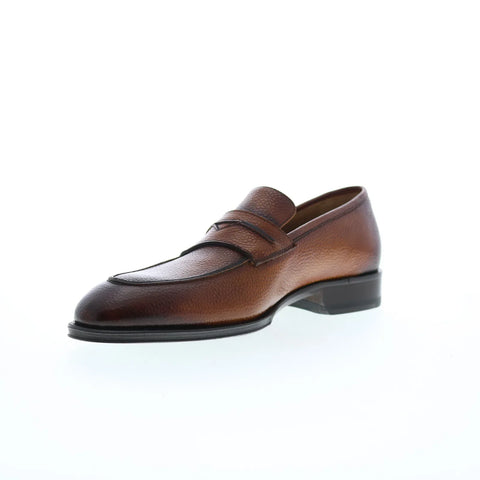 Pastori by Di Bianco Titus Martin Mens Brown Loafers & Slip Ons Penny Shoes