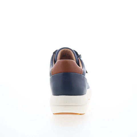 Clarks Tivoli Zip 26176649 Womens Blue Wide Leather Lifestyle Sneakers Shoes