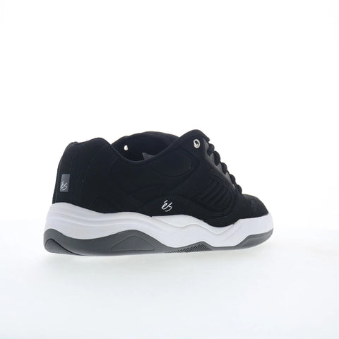 ES TJ Rogers 5102000064980 Mens Black Nubuck Skate Inspired Sneakers Shoes
