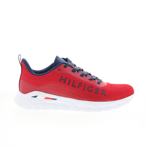 Tommy Hilfiger Nephi TMNEPHI Mens Red Mesh Lifestyle Sneakers Shoes