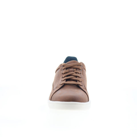 Rockport Trenner 2 Mens Brown Wide Leather Lace Up Lifestyle Sneakers Shoes