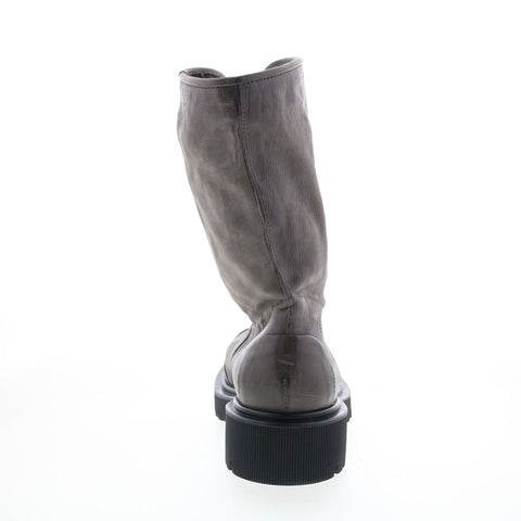 A.S. 98 Tobie Womens Gray Leather Zipper Casual Dress Boots