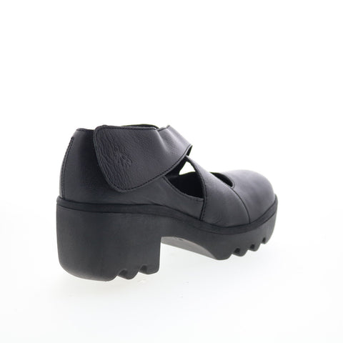 Fly London Togo TOGO533FLY-000 Womens Black Leather Pumps Heels Shoes