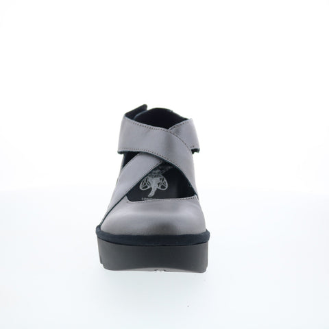 Fly London Togo TOGO533FLY-004 Womens Gray Leather Pumps Heels Shoes
