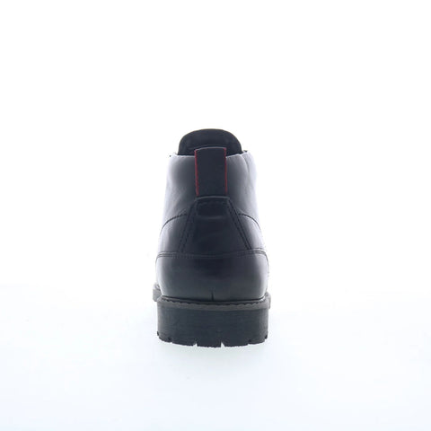 Rockport Tolan RMTOLAN Mens Black Wide Leather Lace Up Chukkas Boots