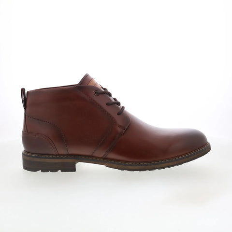 Rockport Tolan RMTOLAN Mens Brown Leather Lace Up Chukkas Boots