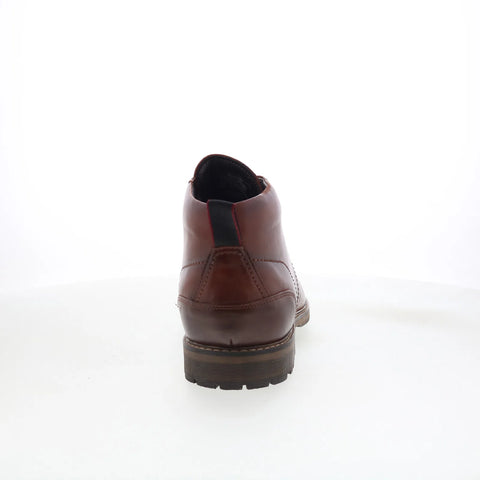 Rockport Tolan RMTOLAN Mens Brown Leather Lace Up Ankle Boots