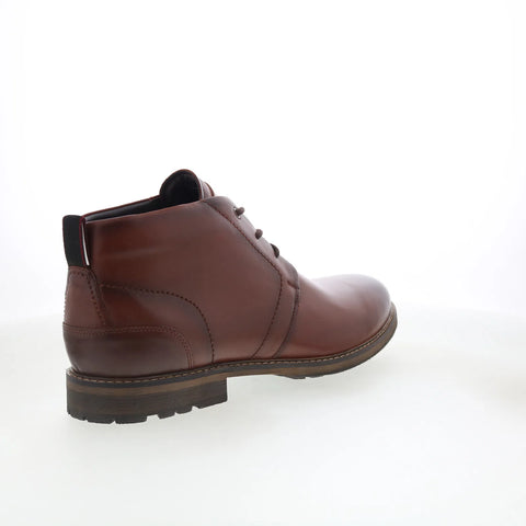 Rockport Tolan RMTOLAN Mens Brown Leather Lace Up Ankle Boots
