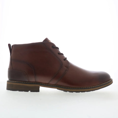 Rockport Tolan RMTOLAN Mens Brown Wide Leather Lace Up Chukkas Boots