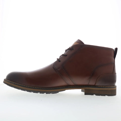 Rockport Tolan RMTOLAN Mens Brown Wide Leather Lace Up Chukkas Boots