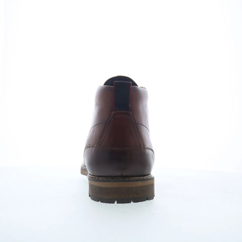 Rockport Tolan RMTOLAN Mens Brown Wide Leather Lace Up Chukkas Boots