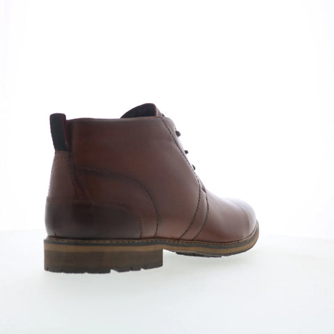 Rockport Tolan RMTOLAN Mens Brown Wide Leather Lace Up Chukkas Boots