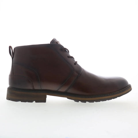 Rockport Tolan RMTOLAN Mens Brown Leather Lace Up Chukkas Boots
