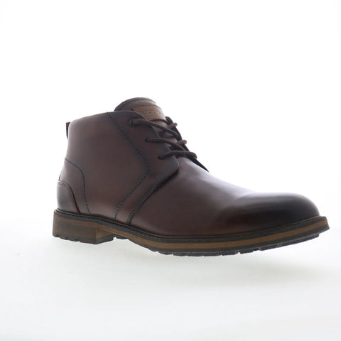 Rockport Tolan RMTOLAN Mens Brown Leather Lace Up Chukkas Boots