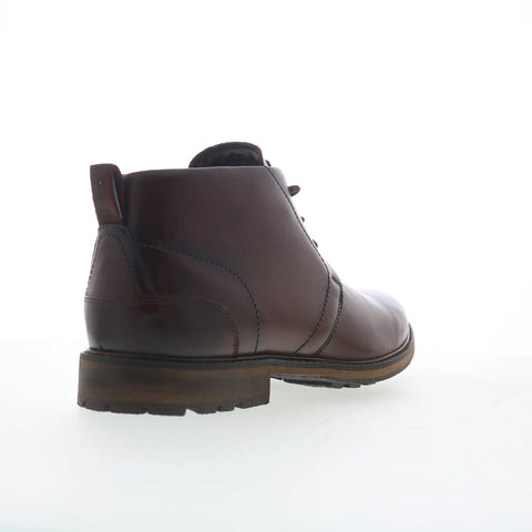 Rockport Tolan RMTOLAN Mens Brown Leather Lace Up Chukkas Boots