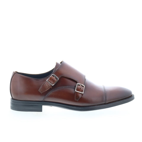 Studio Belvedere Toledo Mens Brown Leather Loafers & Slip Ons Casual Shoes