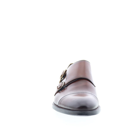 Studio Belvedere Toledo Mens Brown Leather Loafers & Slip Ons Casual Shoes