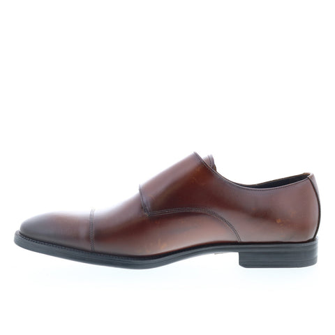 Studio Belvedere Toledo Mens Brown Leather Loafers & Slip Ons Casual Shoes