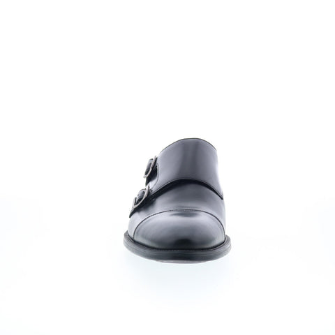 Studio Belvedere Toledo Mens Black Leather Loafers & Slip Ons Casual Shoes