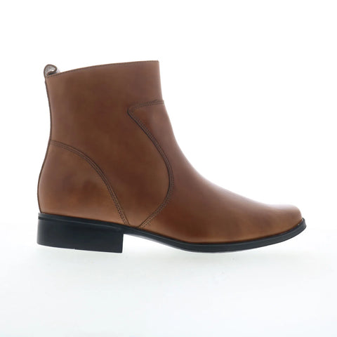 Rockport Toloni V82360 Mens Brown Leather Zipper Casual Dress Boots