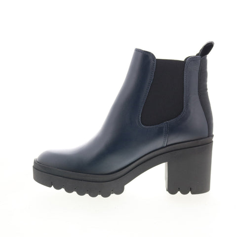 Fly London Tope TOPE520FLY-026 Womens Blue Leather Slip On Chelsea Boots