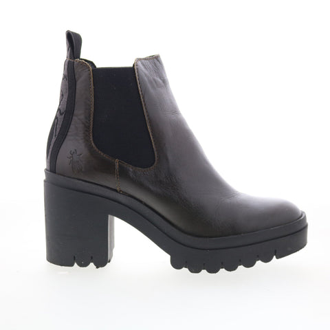 Fly London Tope TOPE520FLY-018 Womens Brown Leather Slip On Chelsea Boots
