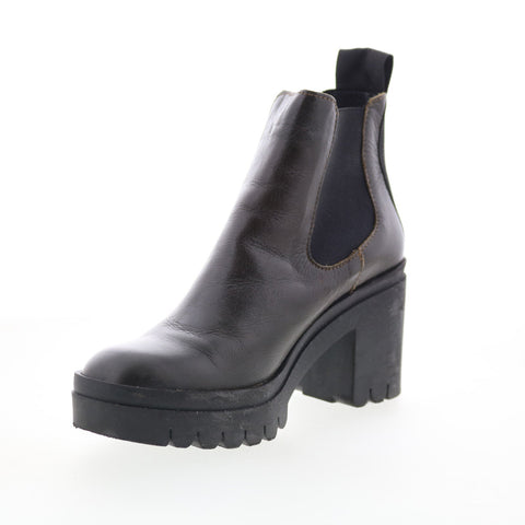 Fly London Tope TOPE520FLY-018 Womens Brown Leather Slip On Chelsea Boots