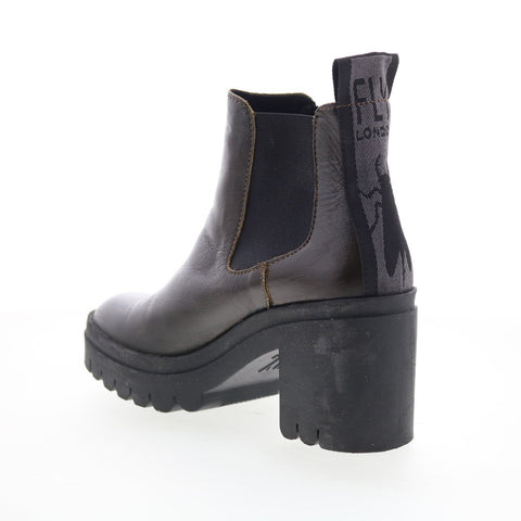 Fly London Tope TOPE520FLY-018 Womens Brown Leather Slip On Chelsea Boots