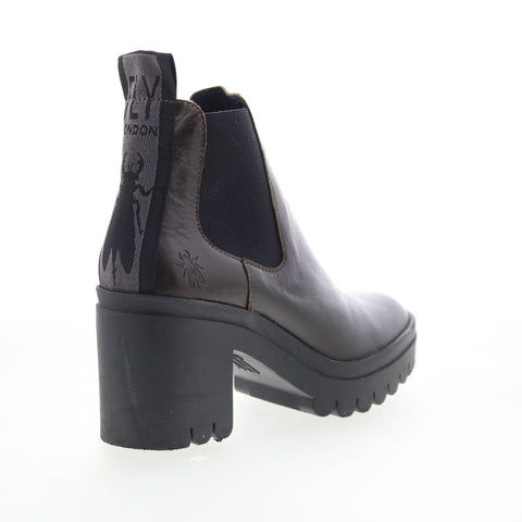 Fly London Tope TOPE520FLY-018 Womens Brown Leather Slip On Chelsea Boots