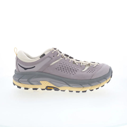 Hoka Tor Ultra LO 1130310-OKP Mens Gray Leather Athletic Hiking Shoes