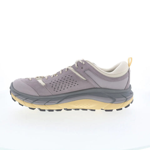 Hoka Tor Ultra LO 1130310-OKP Mens Gray Leather Athletic Hiking Shoes